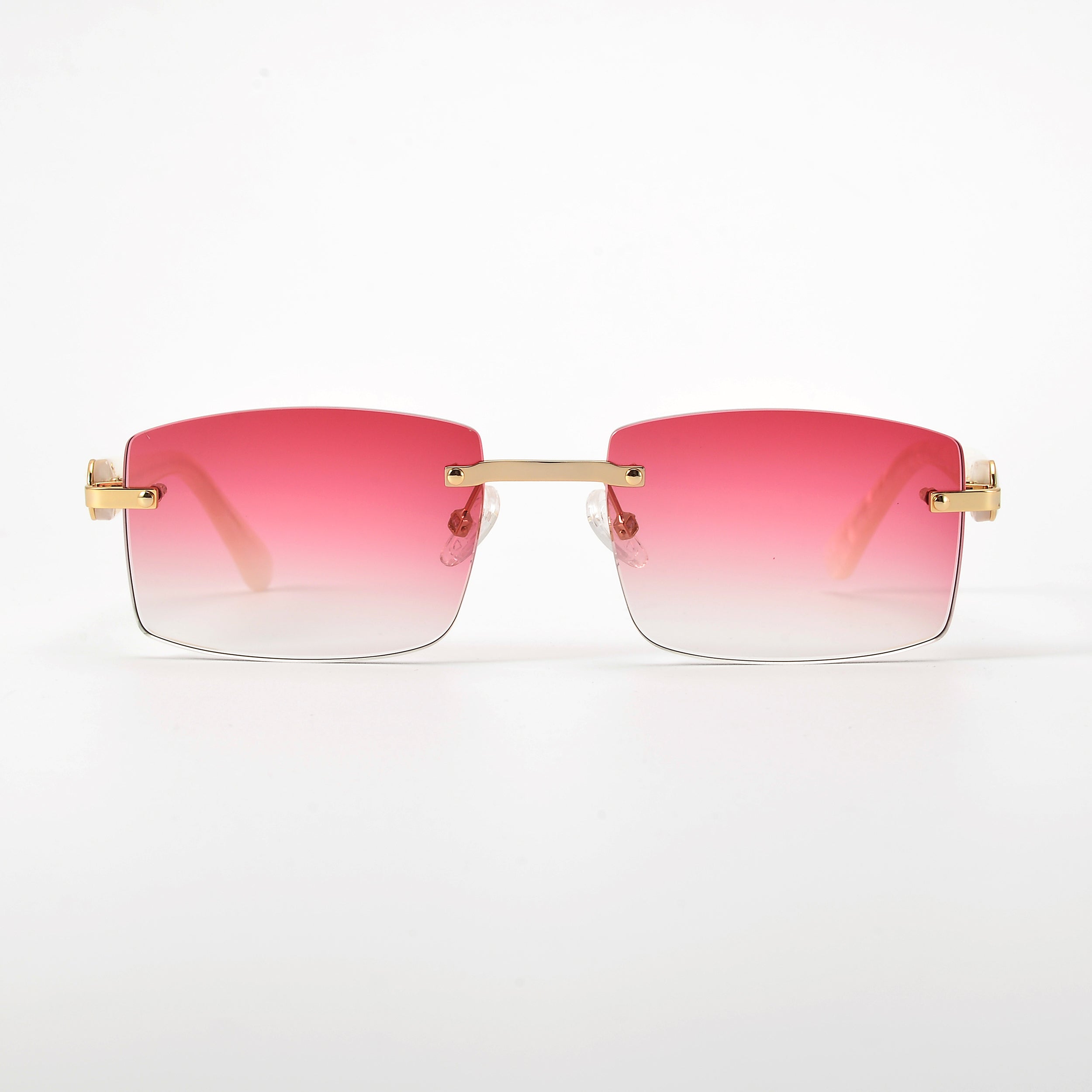 LL004 Pearl/Gold | Rot Verlauf | Rechteck High Gloss