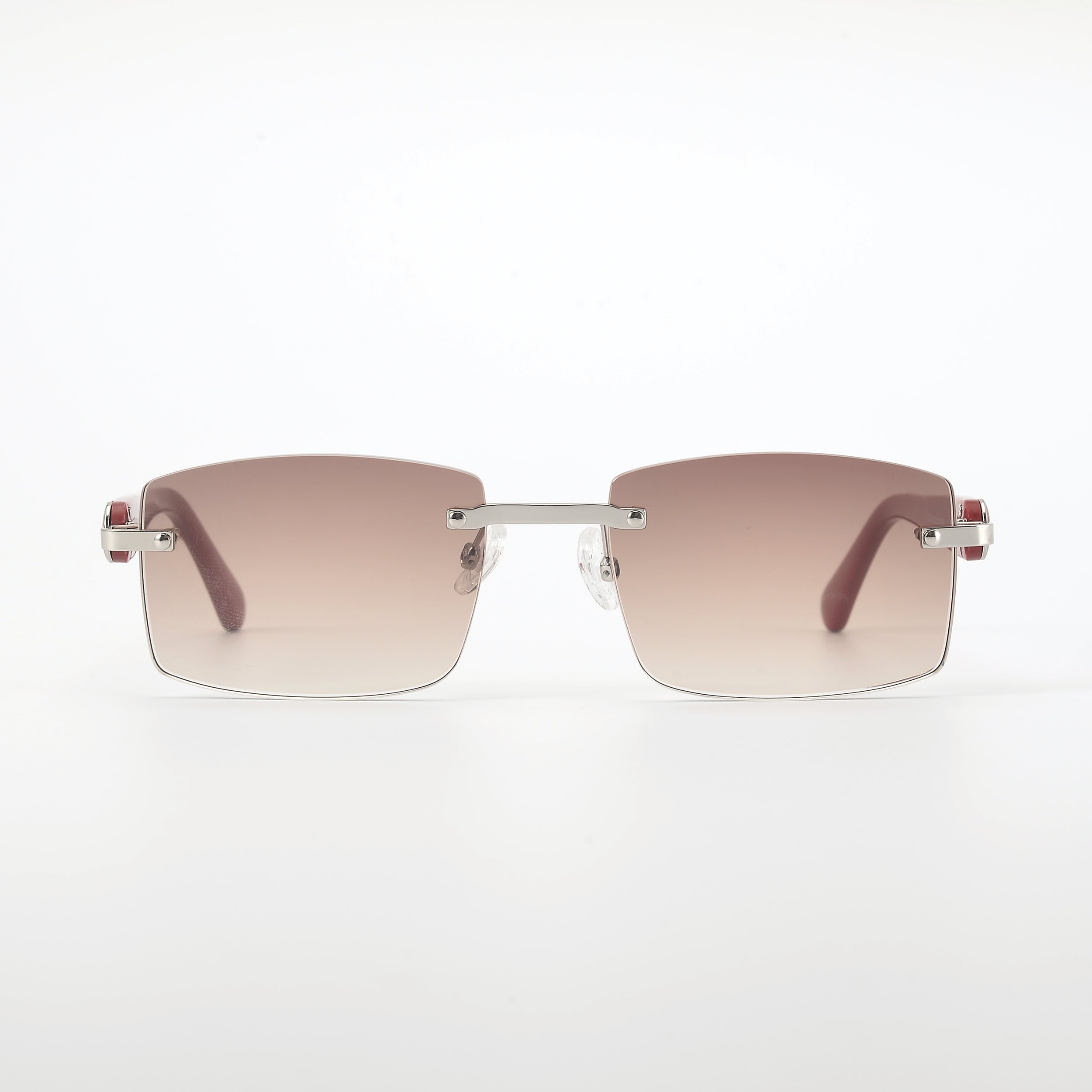 LL004 Rot/Silber | Braun Verlauf | Rechteck High Gloss