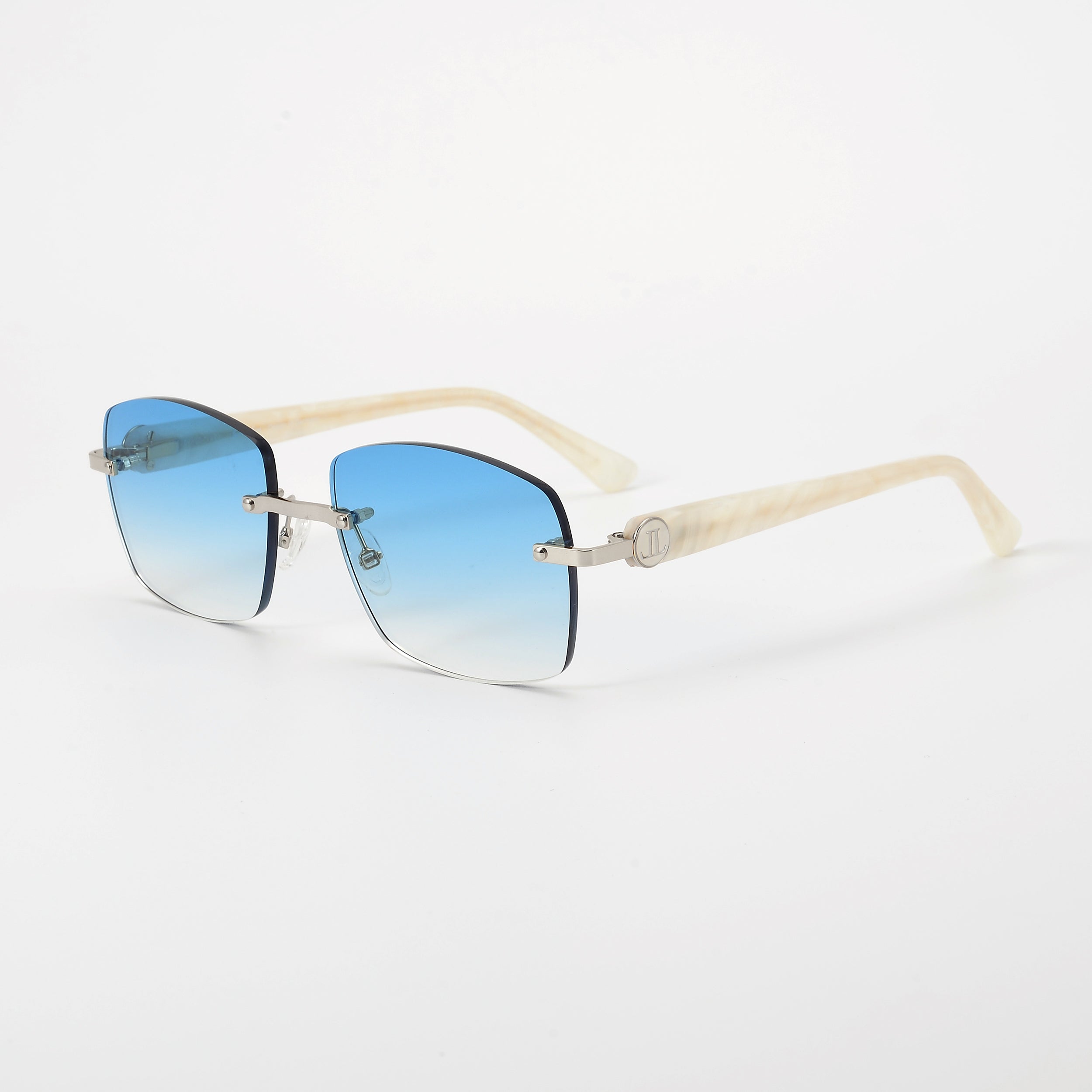 LL004 Pearl/Silber | SkyBlue Verlauf | Pop Smoke High Gloss