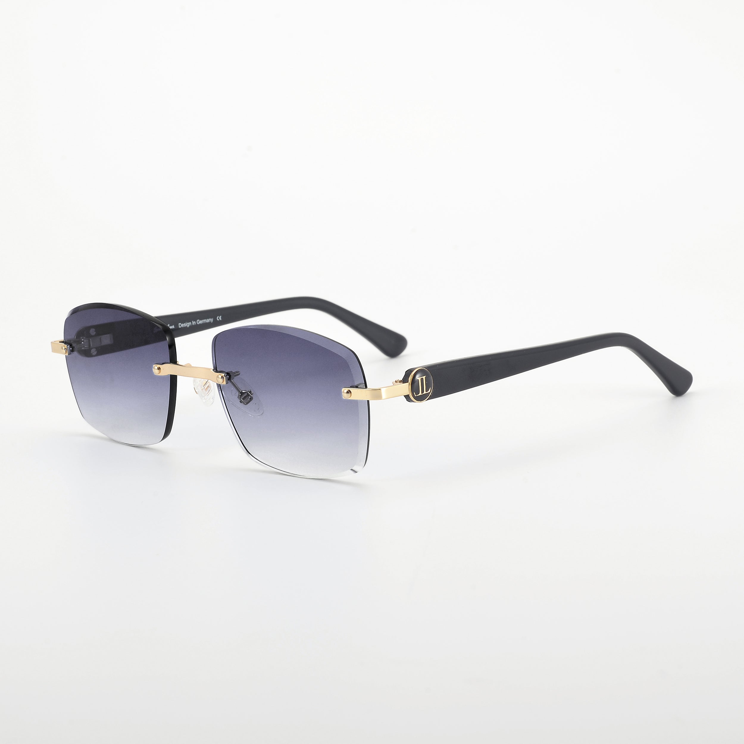 LL004 Schwarz/Gold | Grau Verlauf | Pop Smoke Schmuckfacette