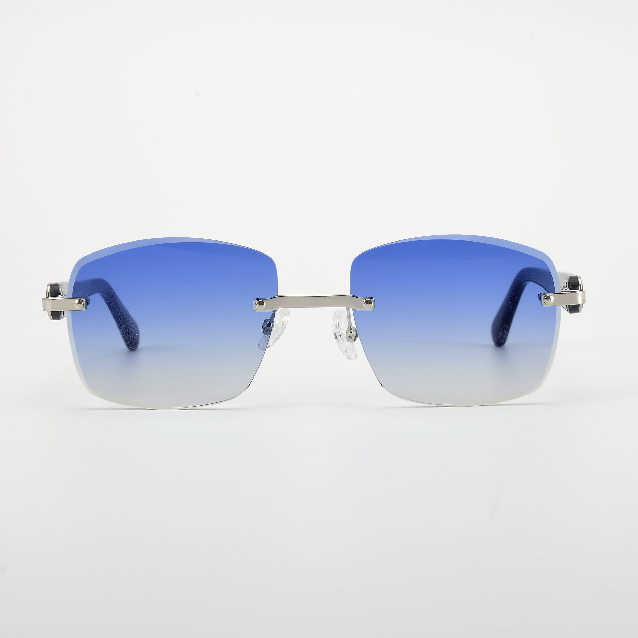 LL004 Schwarz/Silber | Royal Blau Verlauf | Pop Smoke Schmuckfacette