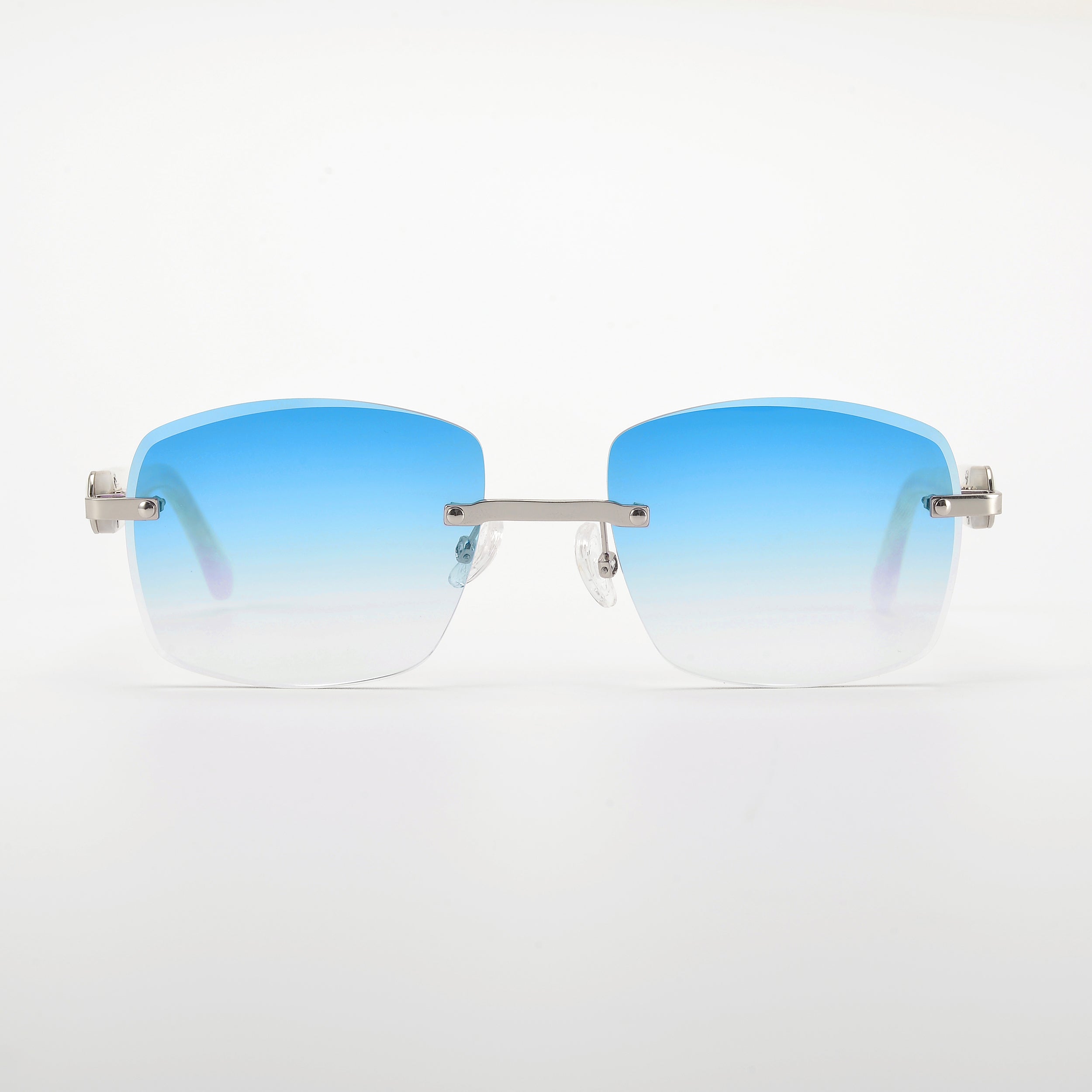 LL004 Pearl/Silber | SkyBlue Verlauf | Pop Smoke Schmuckfacette