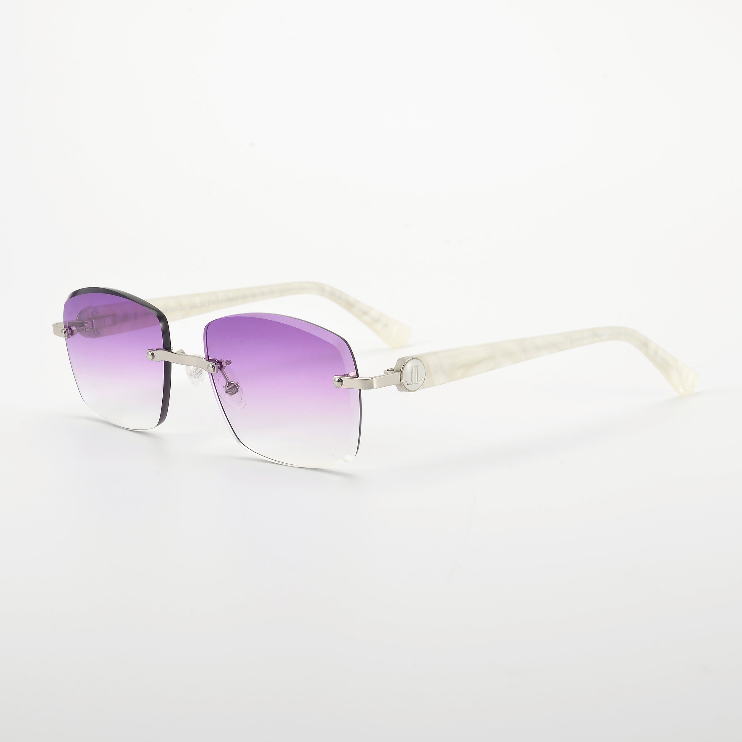 LL004 Pearl/Silber | Lila Verlauf | Pop Smoke Schmuckfacette