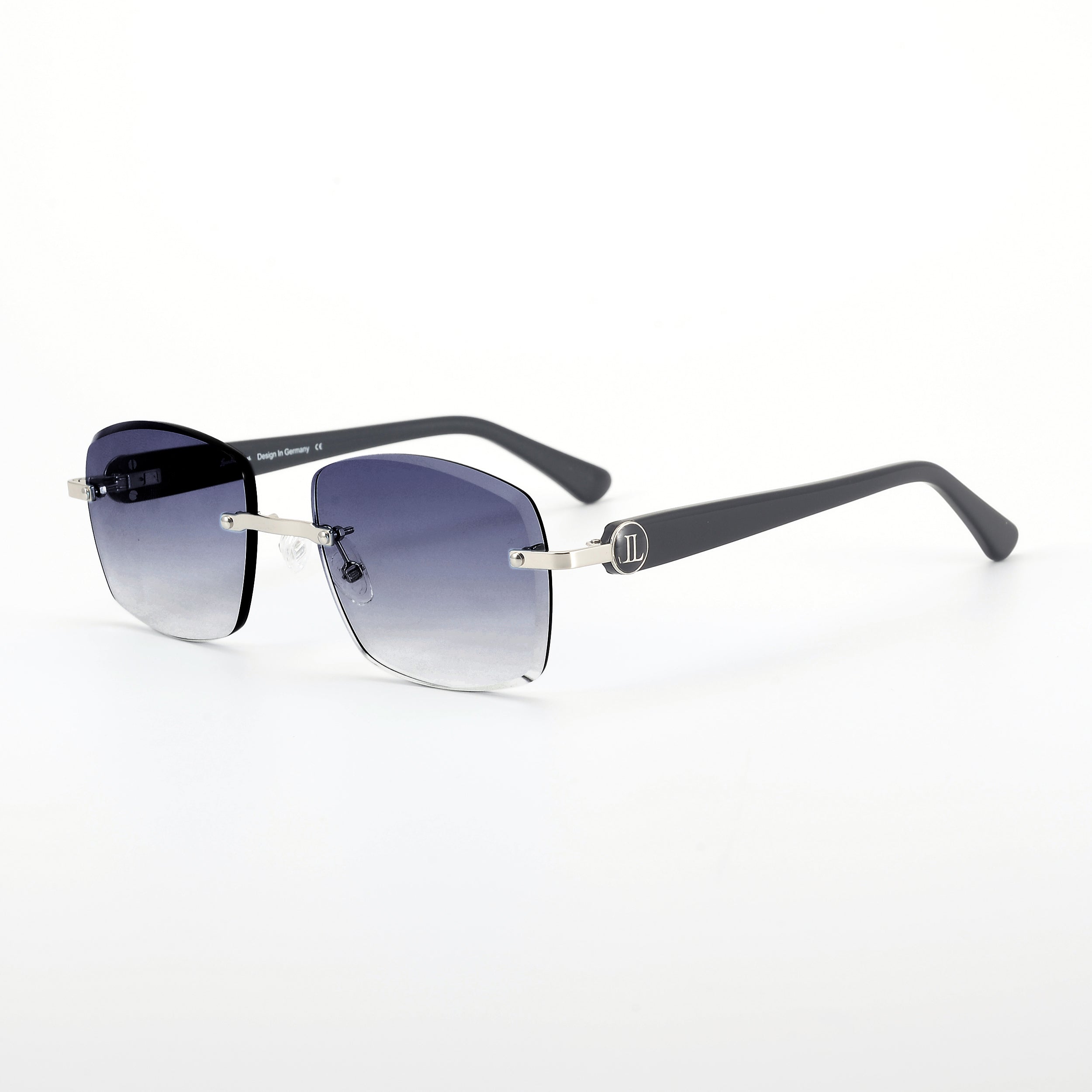 LL004 Schwarz/Silber | Grau Verlauf | Pop Smoke Schmuckfacette