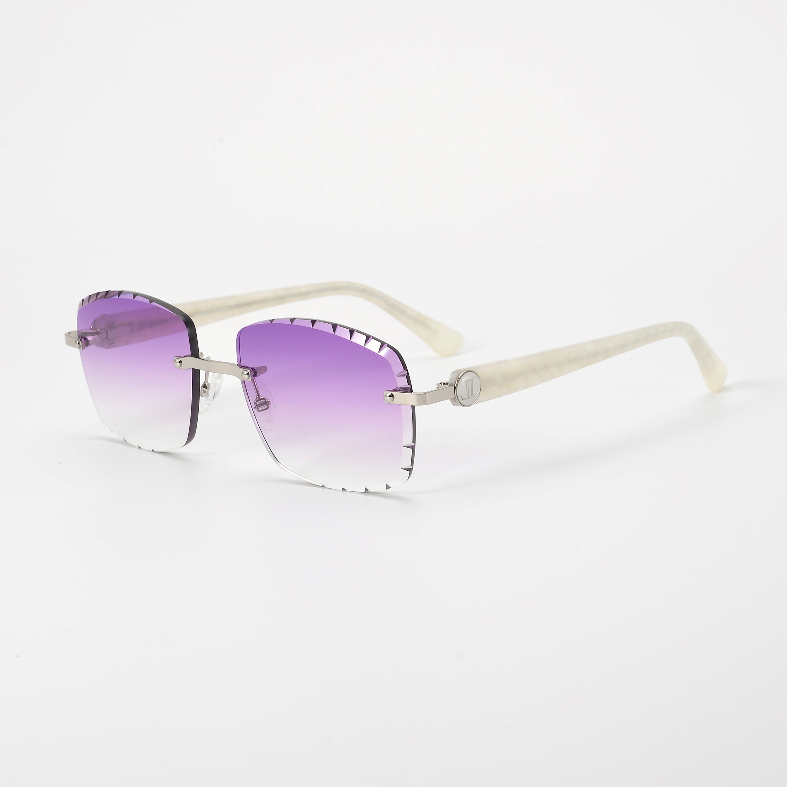 LL004 Pearl/Silber | Lila Verlauf | Pop Smoke Diamond Cut