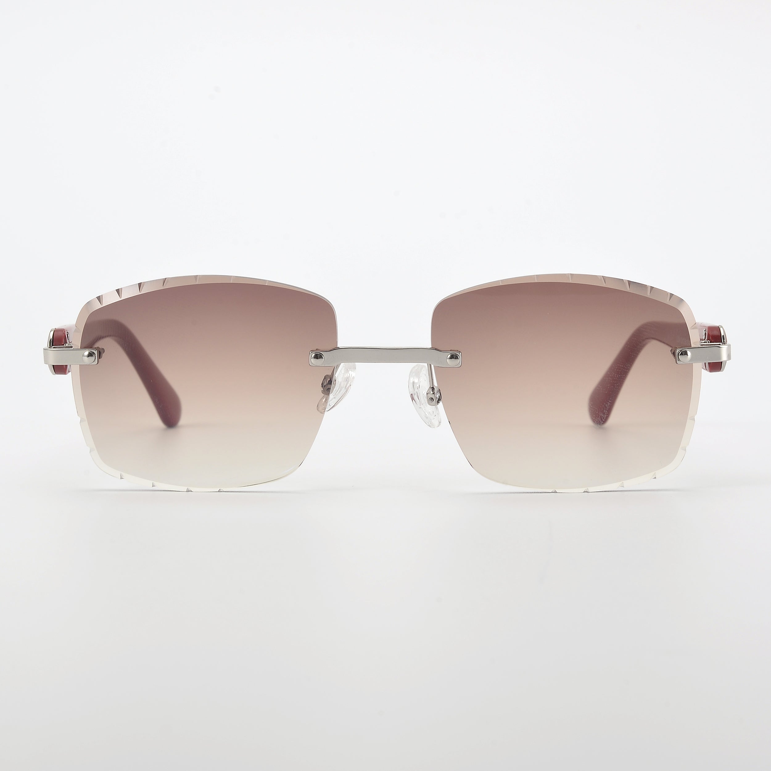 LL004 Rot/Silber | Braun Verlauf | Pop Smoke Diamond Cut
