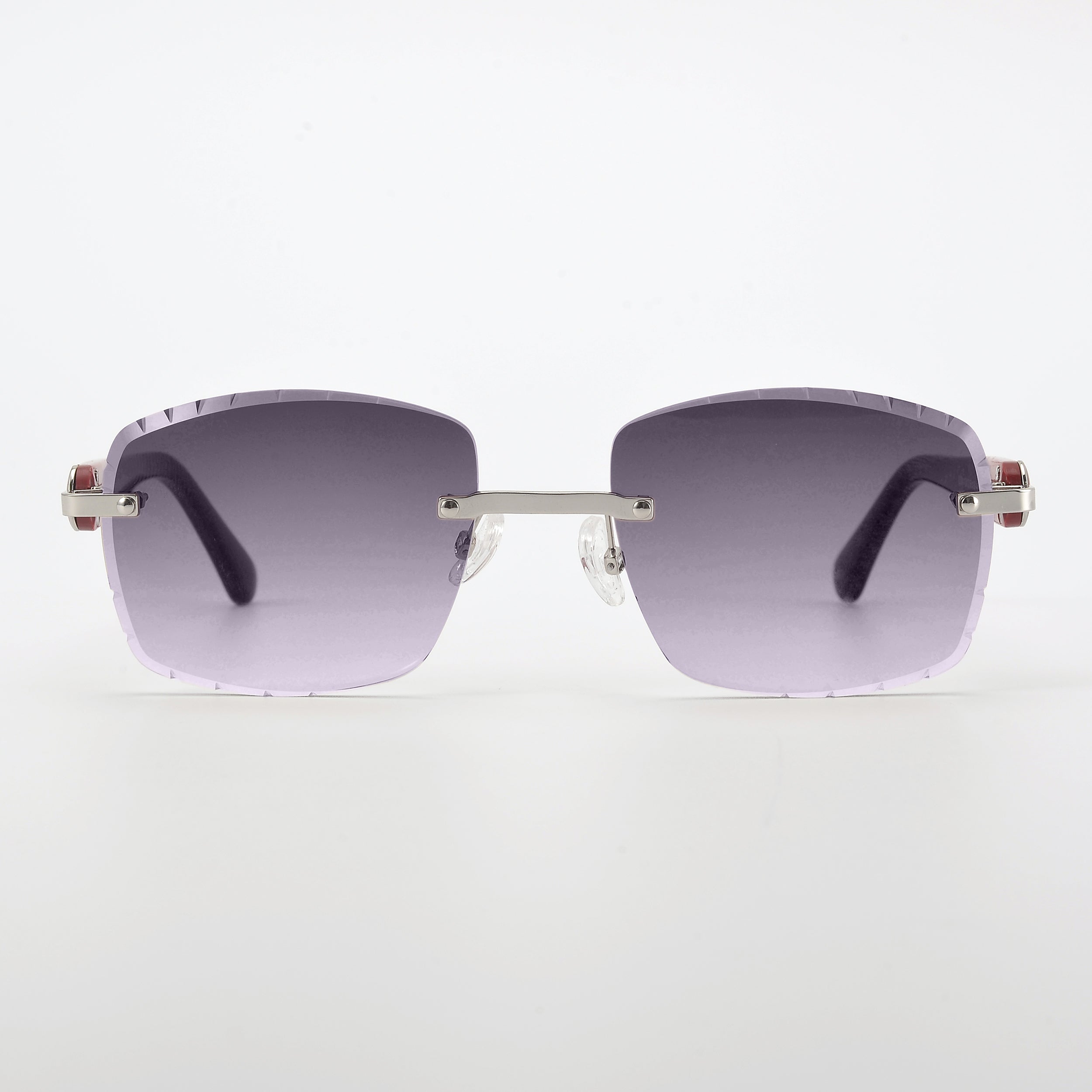 LL004 Rot/Silber | Grau Verlauf | Pop Smoke Diamond Cut