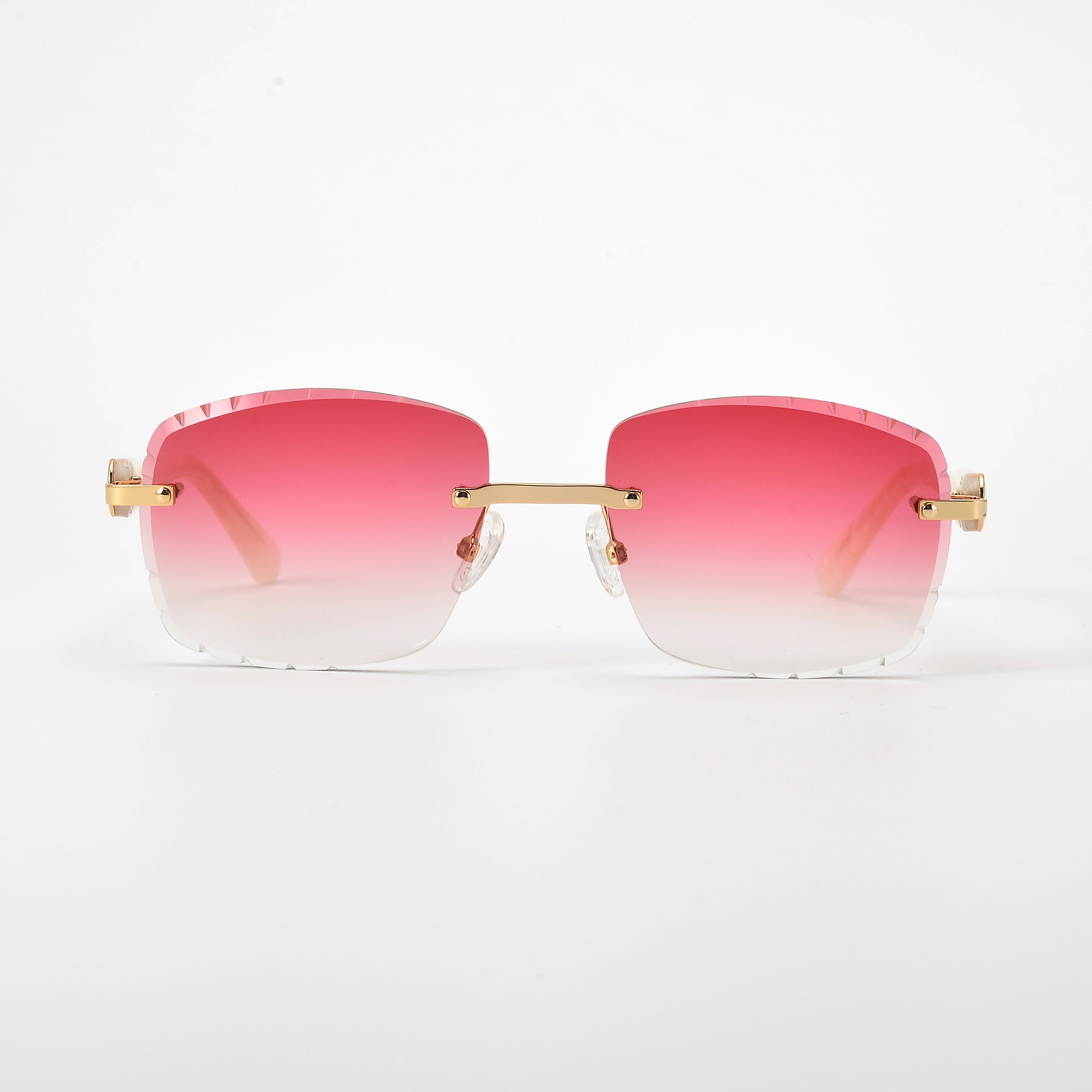 LL004 Pearl/Gold | Rot Verlauf | Pop Smoke Diamond Cut